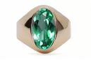 Ring Vintage craft Emerald Original Vintage 14K Rose Gold vrc077r